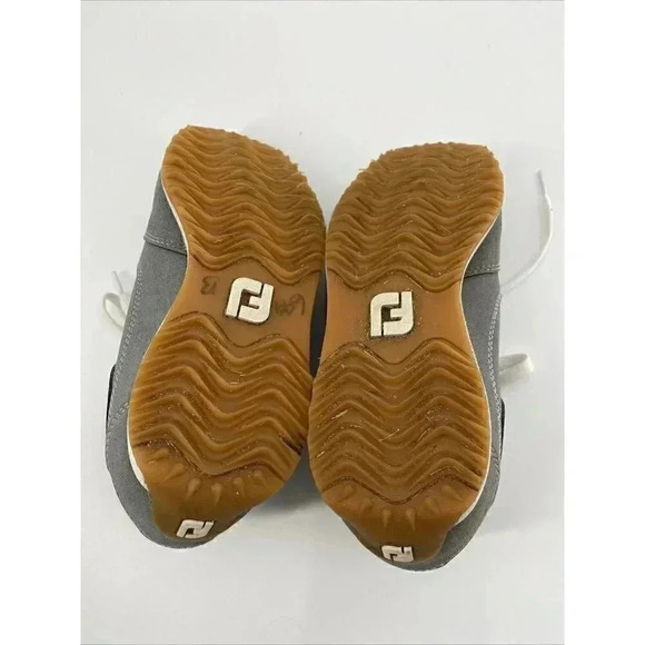 FootJoy Women's Sport Retro Golf Shoes Grey 92385 Ladies (Size 6 M) Spikeless - Picture 8 of 8